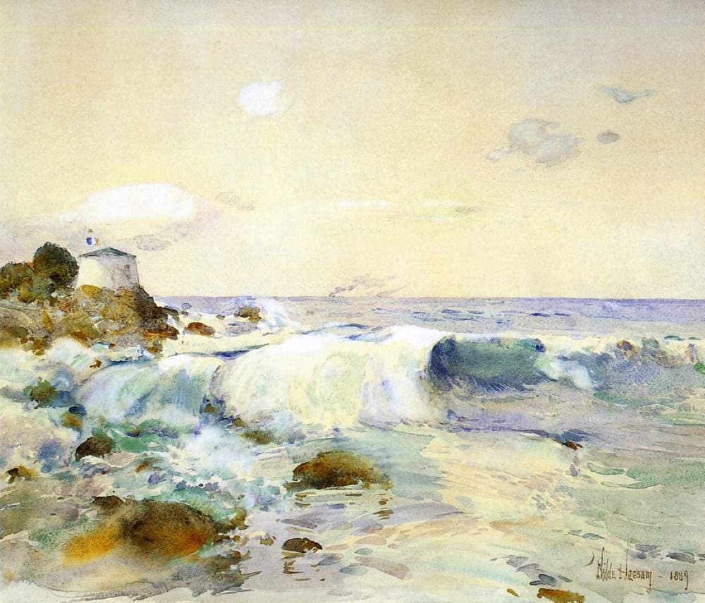 On the Brittany Coast — Childe Hassam