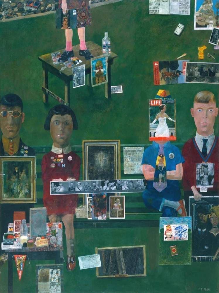 On the Balcony — Peter Blake