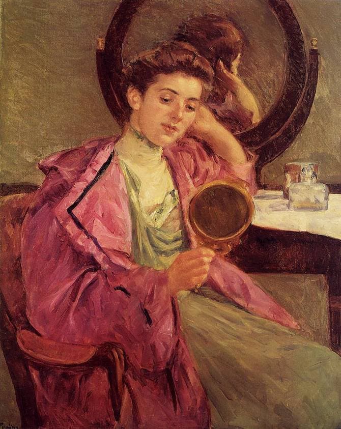 Woman at Her Toilette — Mary Cassatt