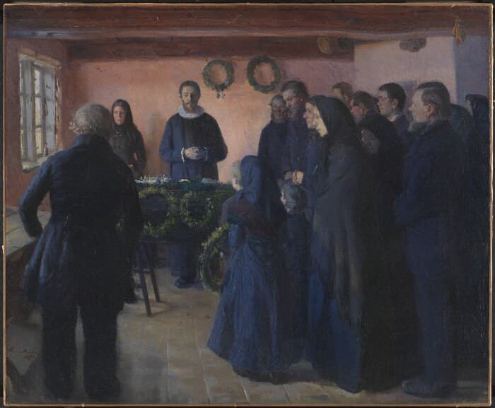 A Funeral — Anna Ancher