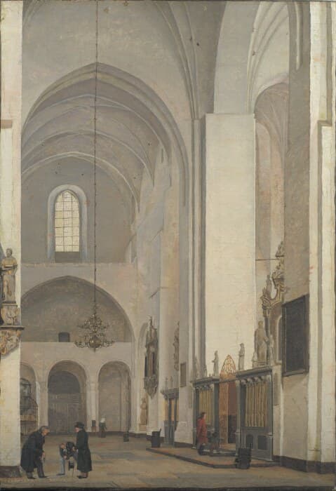 The Transept of Århus Cathedral — Christen Købke