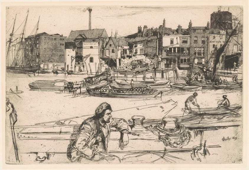 Black Lion Wharf — James Abbott McNeill Whistler