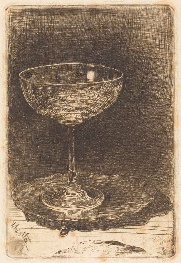 The Wine-Glass — James Abbott McNeill Whistler