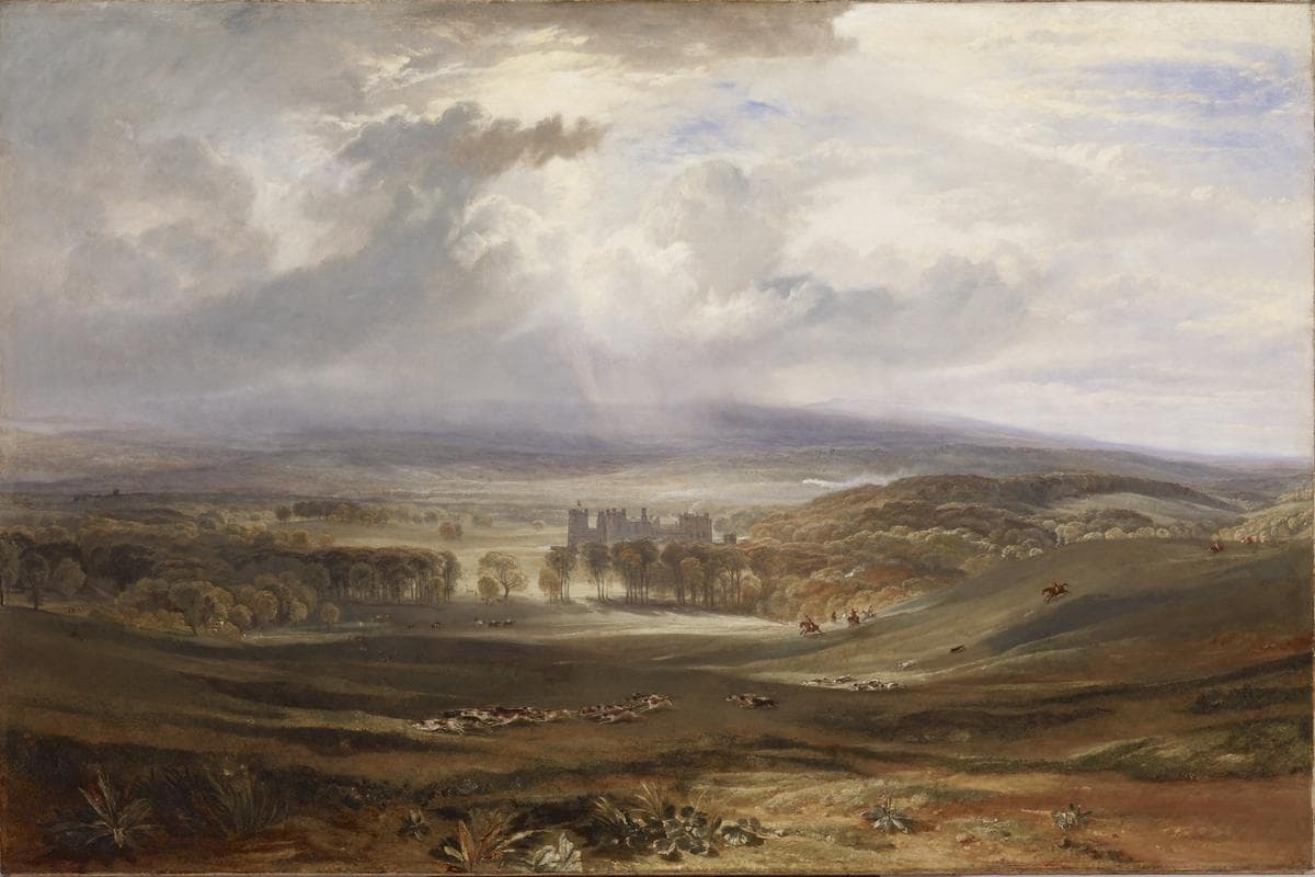 Raby Castle, the Seat of the Earl of Darlington — J. M. W. Turner