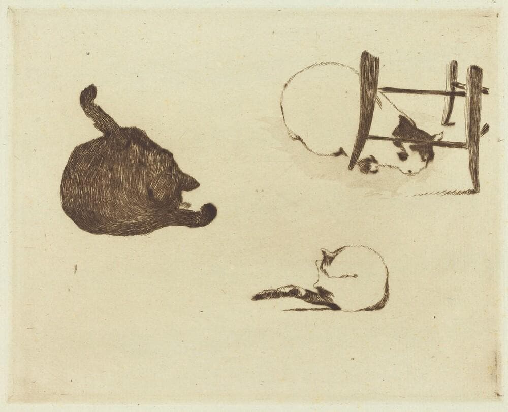 The Cats (Les chats) — Édouard Manet