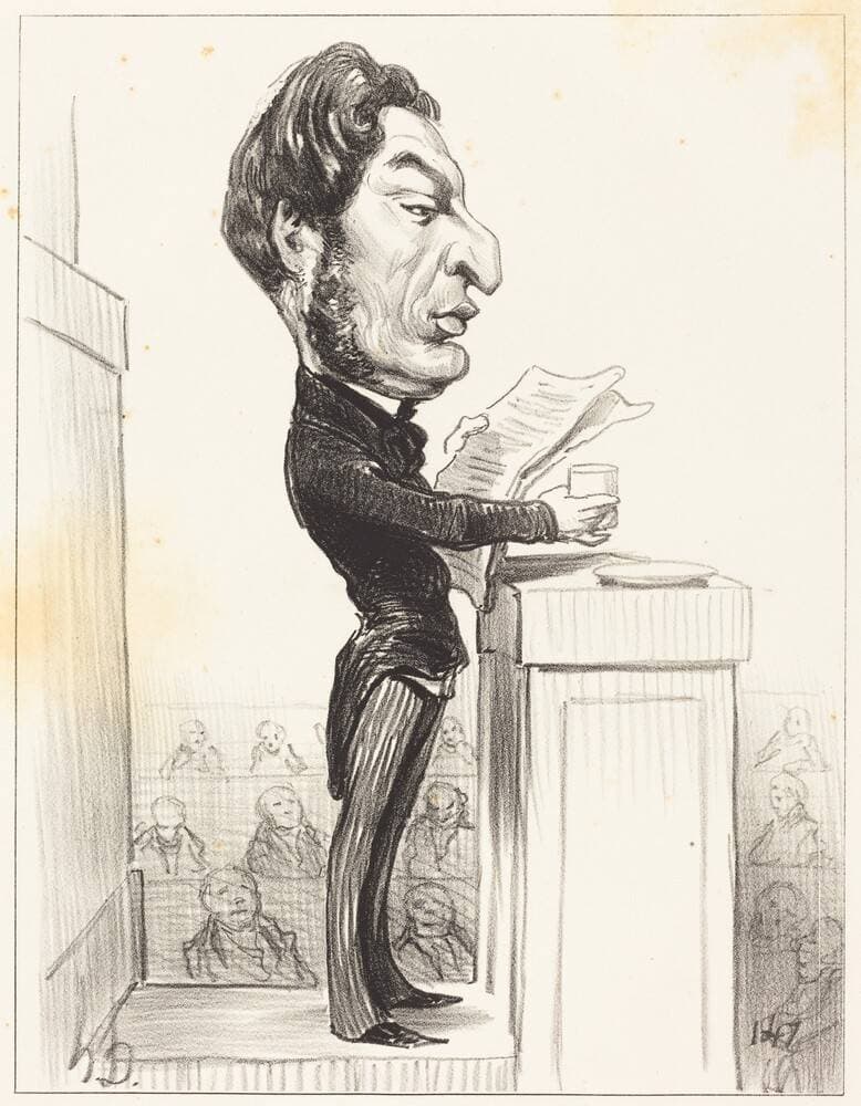 Eugène Rouher — Honoré Daumier