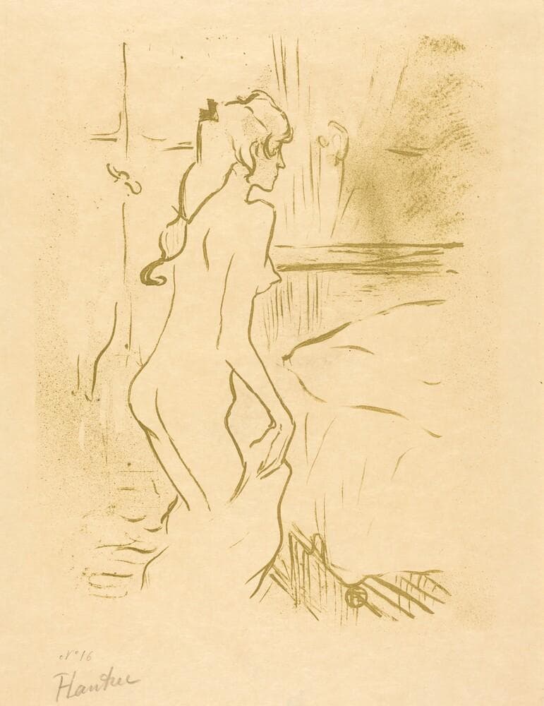 Study of a Woman (Etude de femme) — Henri de Toulouse-Lautrec
