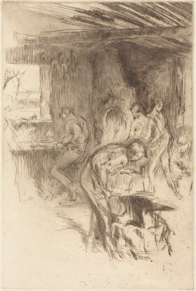 The Little Forge — James Abbott McNeill Whistler