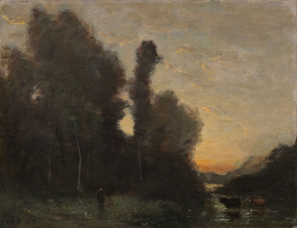 Landscape, Evening Mood — Jean-Baptiste-Camille Corot