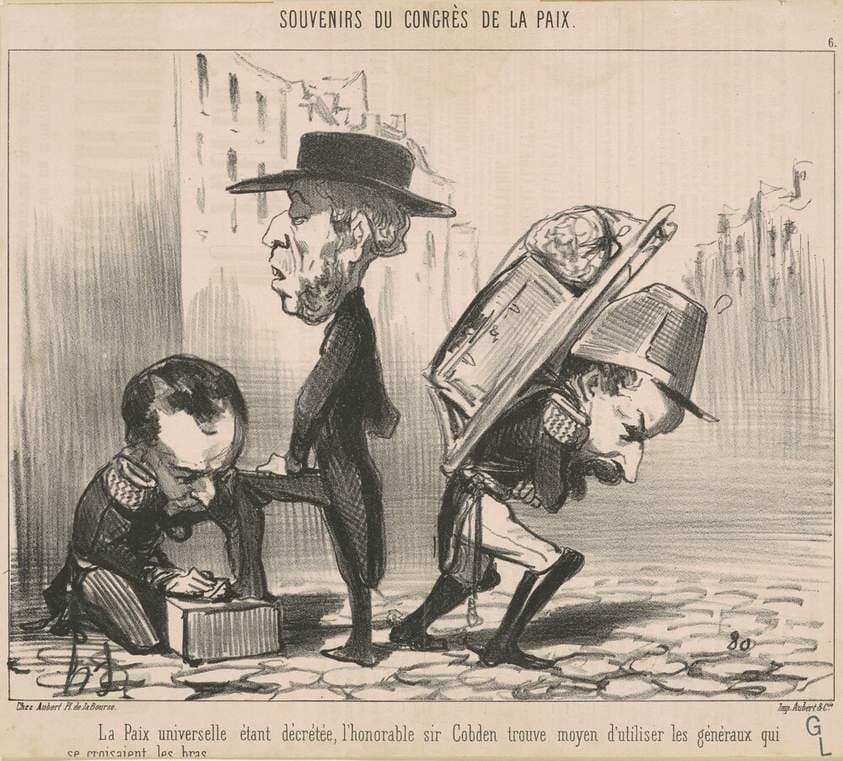 La paix universelle étant décrétée ... — Honoré Daumier