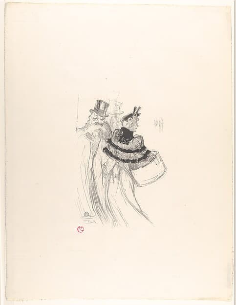 "Les Vieux Messieurs" (The Old Gentlemen) — Henri de Toulouse-Lautrec
