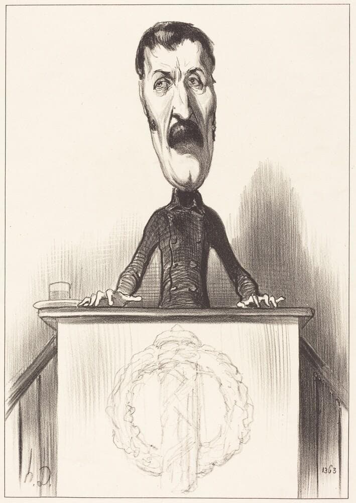 Jules Bastide — Honoré Daumier