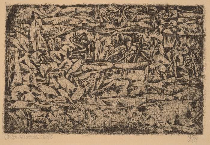 Garden of Passion (Garten der Leidenschaft) — Paul Klee