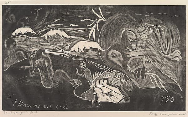 The Universe is Created (L'Univers est créé), from Fragrance (Noa Noa) — Paul Gauguin