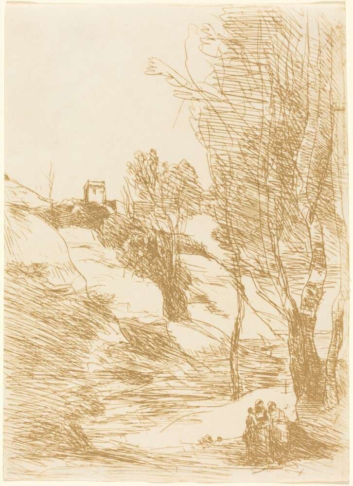 Souvenir of Salerno (Souvenir de Salerne) — Jean-Baptiste-Camille Corot