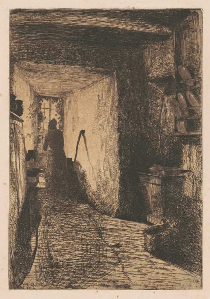 The Kitchen — James Abbott McNeill Whistler