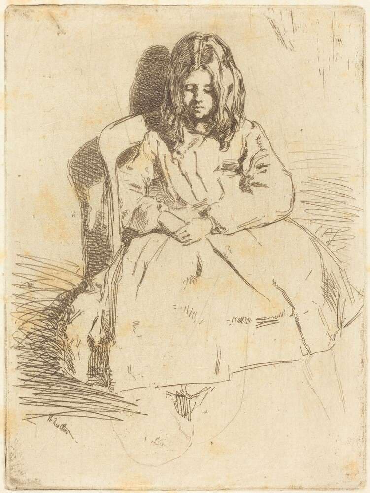 Annie Seated — James Abbott McNeill Whistler