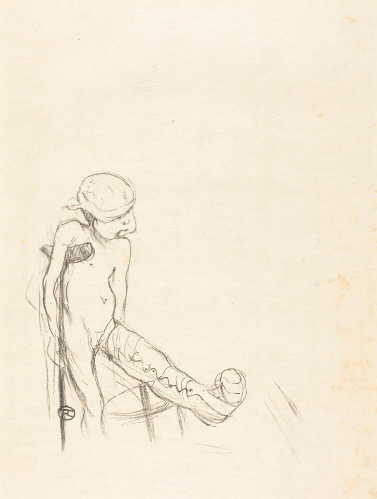 Wounded Eros (Eros vanné) — Henri de Toulouse-Lautrec