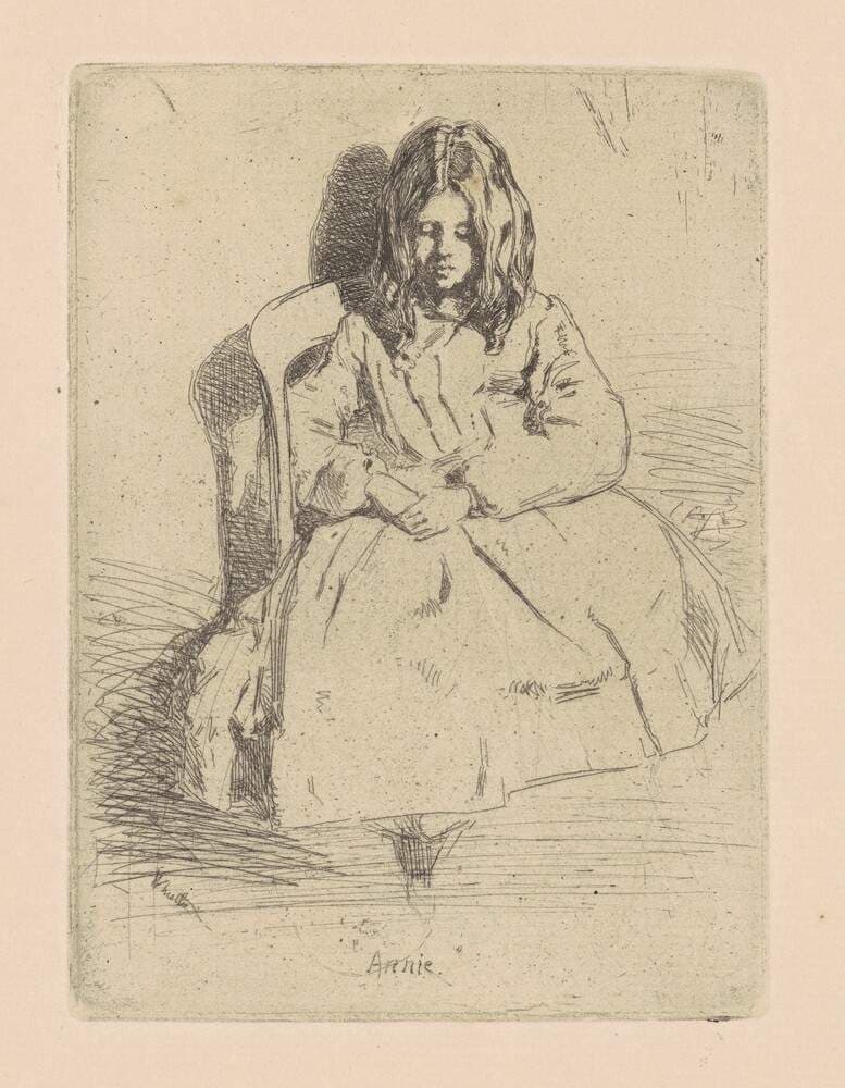 Annie, Seated — James Abbott McNeill Whistler
