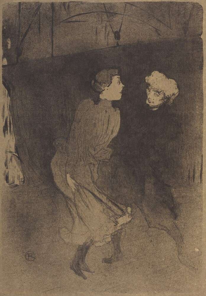 Dress Rehearsal at the Folies-Bergere (Répétition générale aux Folies-Bergère) — Henri de Toulouse-Lautrec