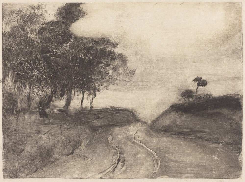 The Road (La route) — Edgar Degas