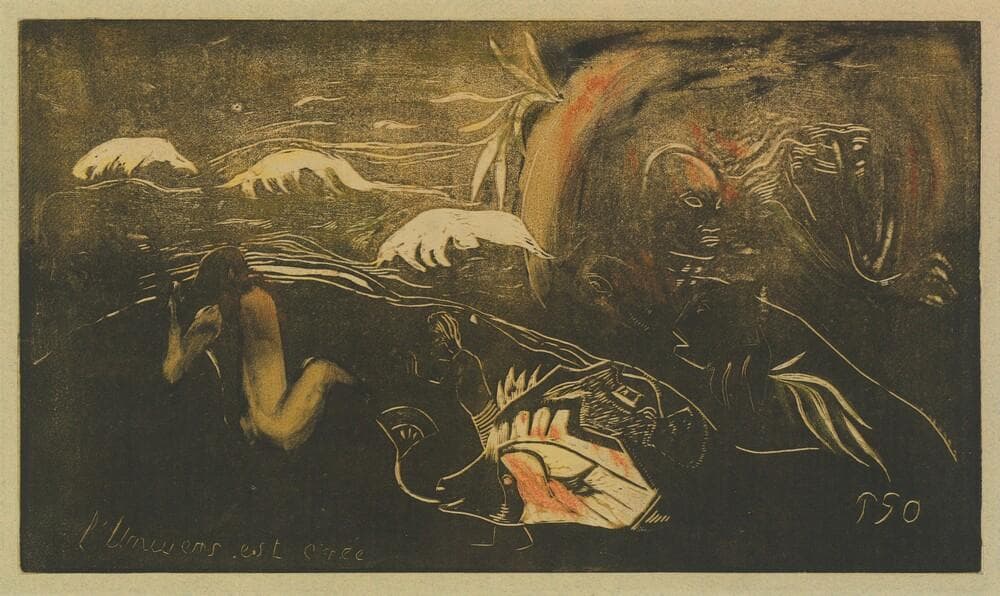 The Universe is Created (L'Univers est créé) — Paul Gauguin