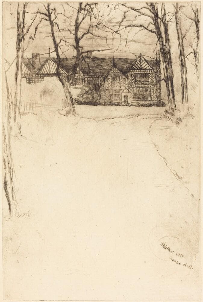 Speke Hall, No.1 — James Abbott McNeill Whistler