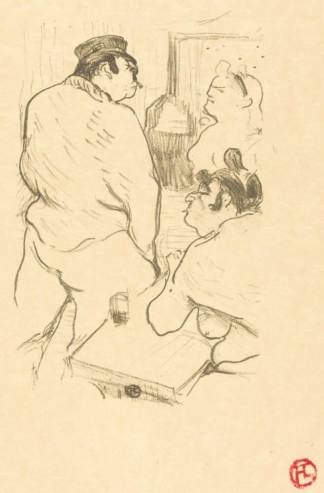 Terror of Grenelle (La terreur de Grenelle) — Henri de Toulouse-Lautrec