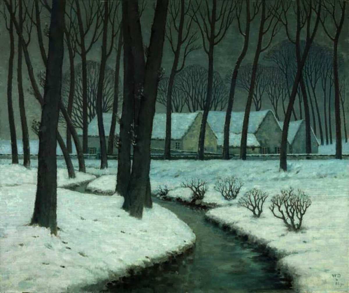 Hamlet in the Snow — William Degouve de Nuncques