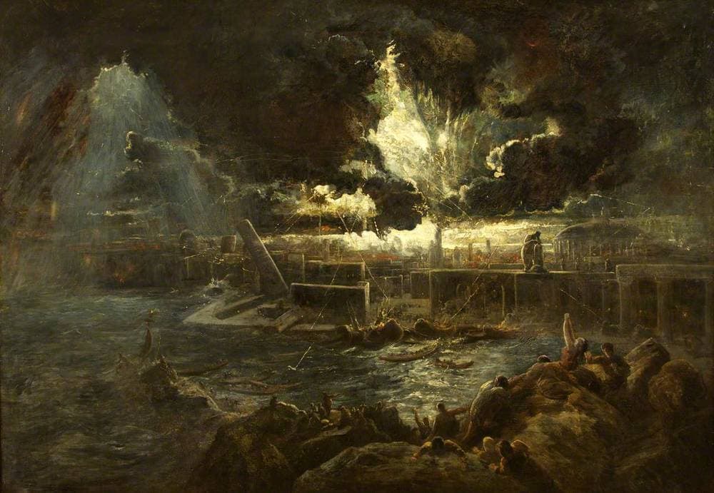 The Destruction of Pompeii — Paul Falconer Poole
