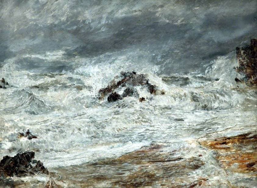 On a Lee Shore in a Gale — William Joseph J. C. Bond