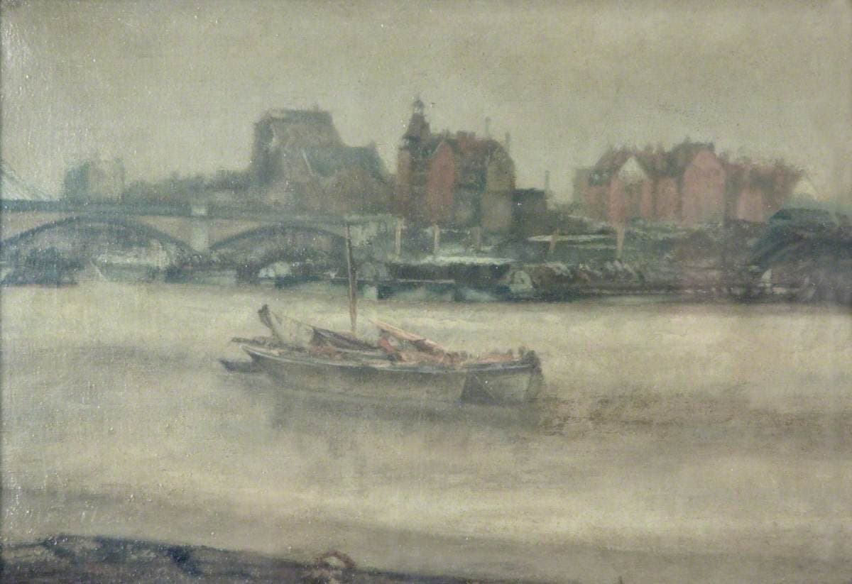 Boats on the Thames at Chelsea — Paul Maitland