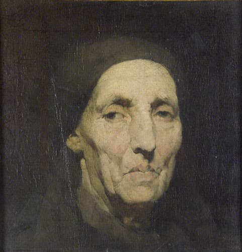 Study of a Woman's Head — Jenő Gyárfás