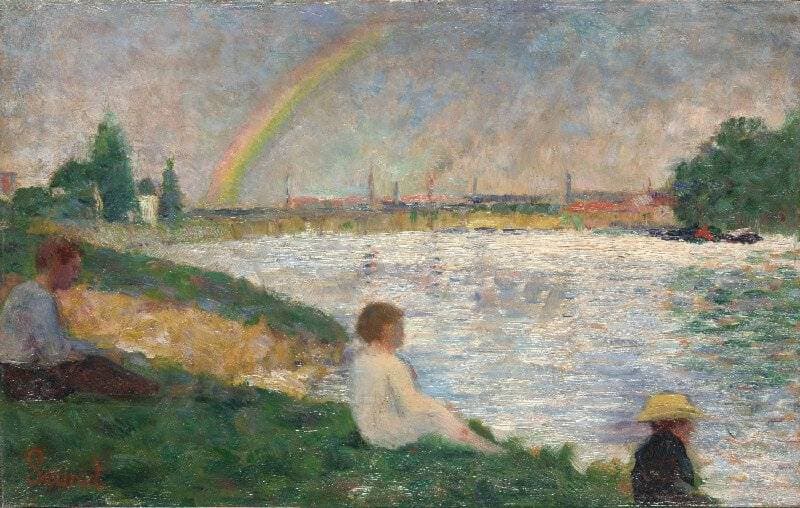 The Rainbow: Study for 'Bathers at Asnières' — Georges Seurat