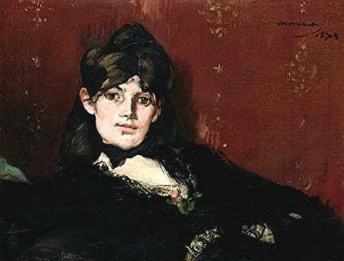 Portrait de Berthe Morisot étendue — Édouard Manet