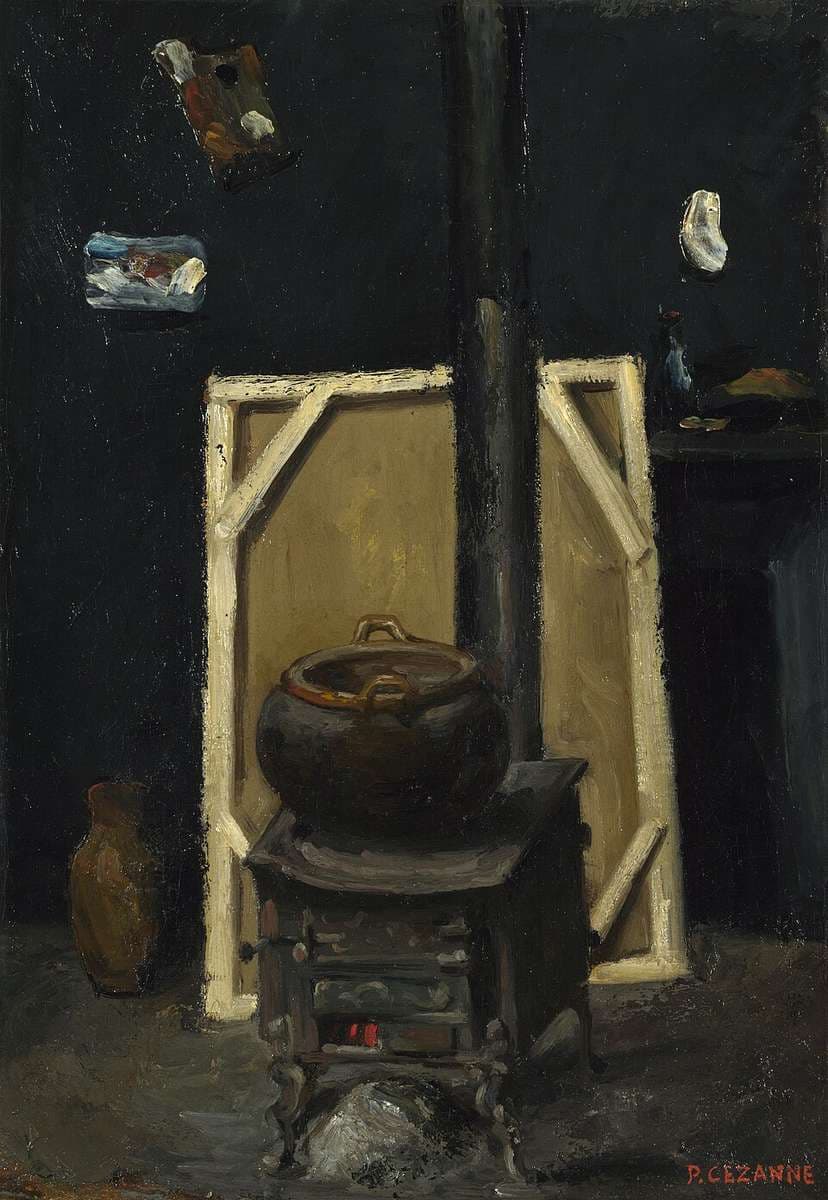 The Stove in the Studio — Paul Cézanne
