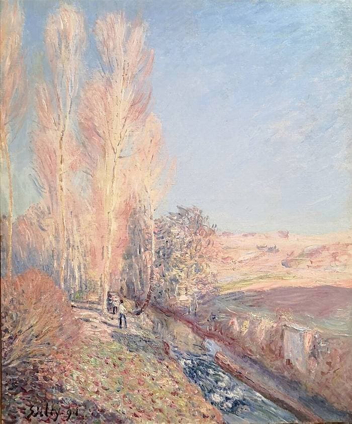 Été de la Saint-Martin, environs de Moret-sur-Loing — Alfred Sisley