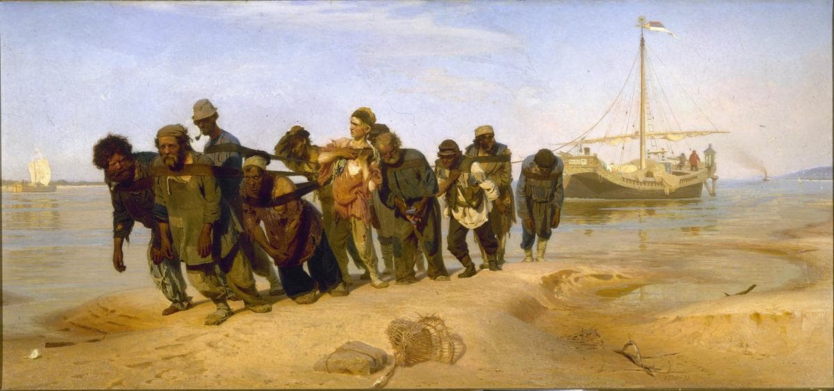 Barge Haulers on the Volga — Ilya Repin