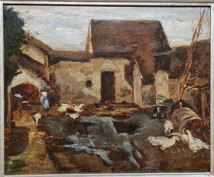 Farm in Barbizon — Max Liebermann