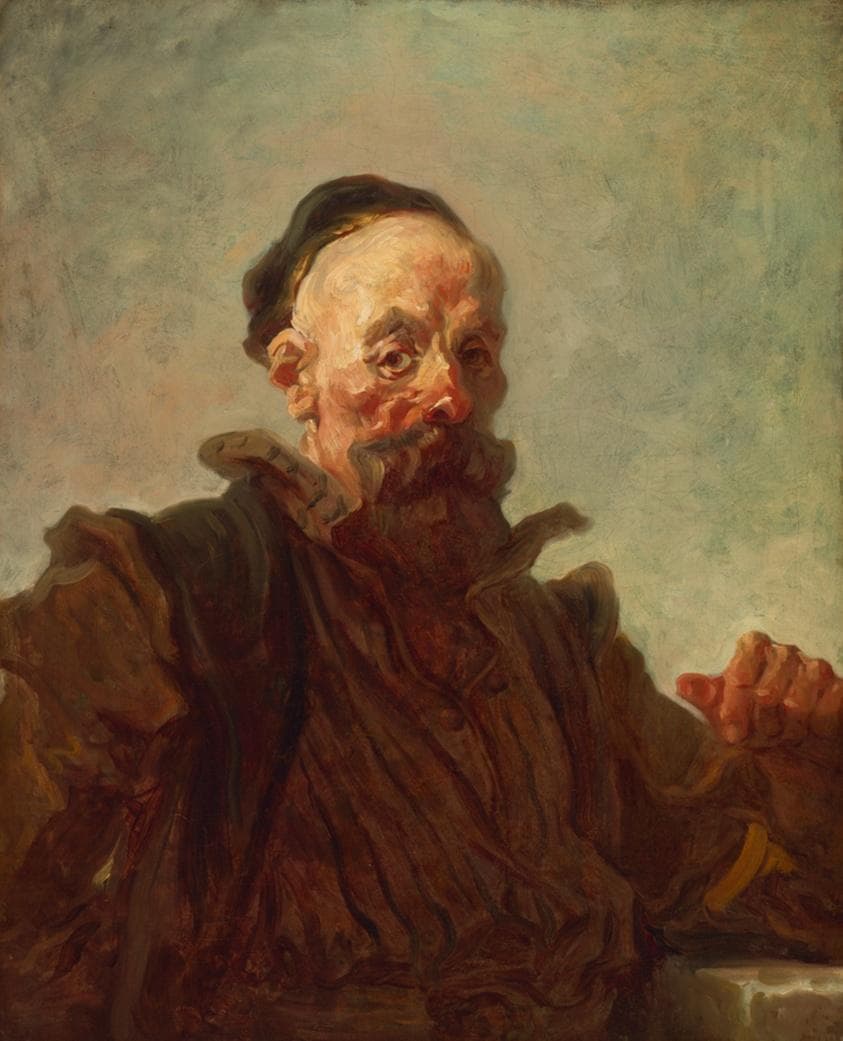 Portrait of a Man in Costume — Jean-Honoré Fragonard