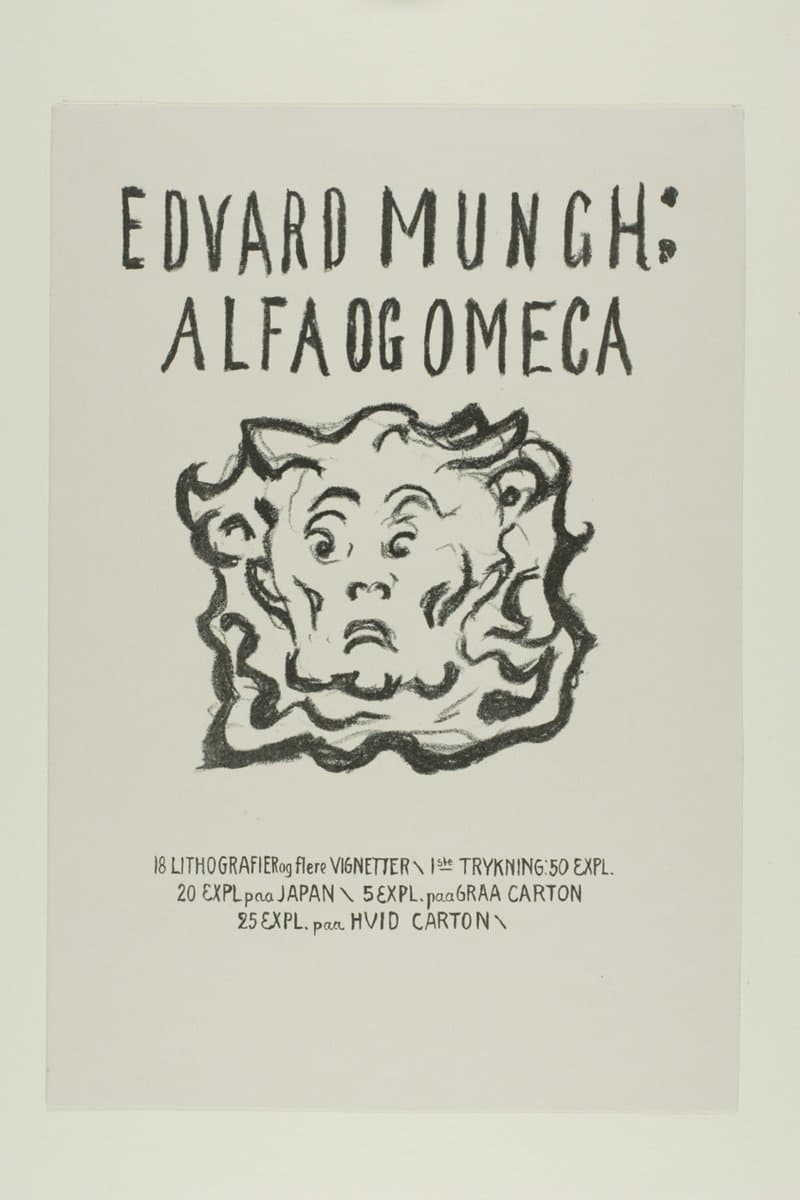 Alpha and Omega:Title Page — Edvard Munch