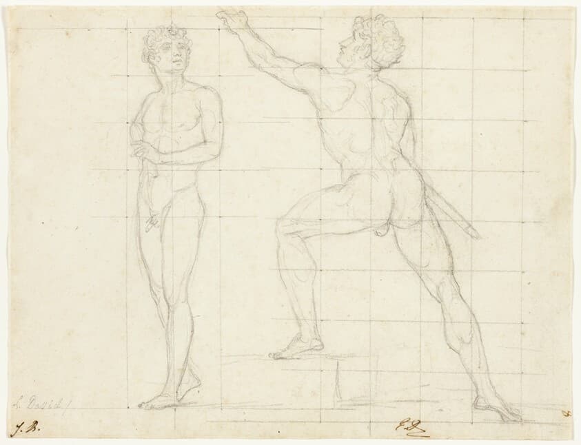 Study for "The Distribution of the Eagles" — Jacques-Louis David