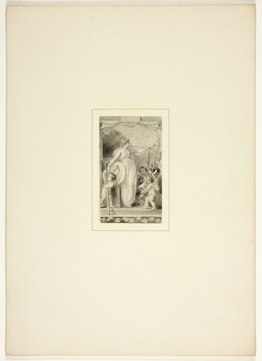 Study for a plate from The Task — Thomas Stothard