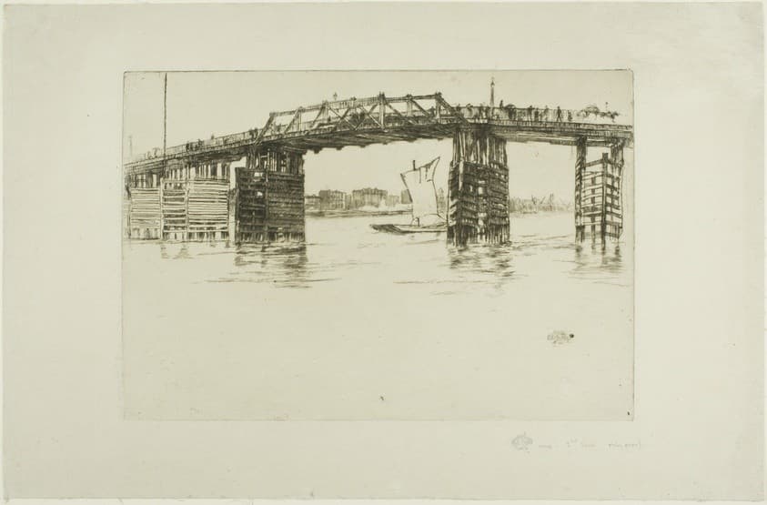 Old Battersea Bridge — James Abbott McNeill Whistler