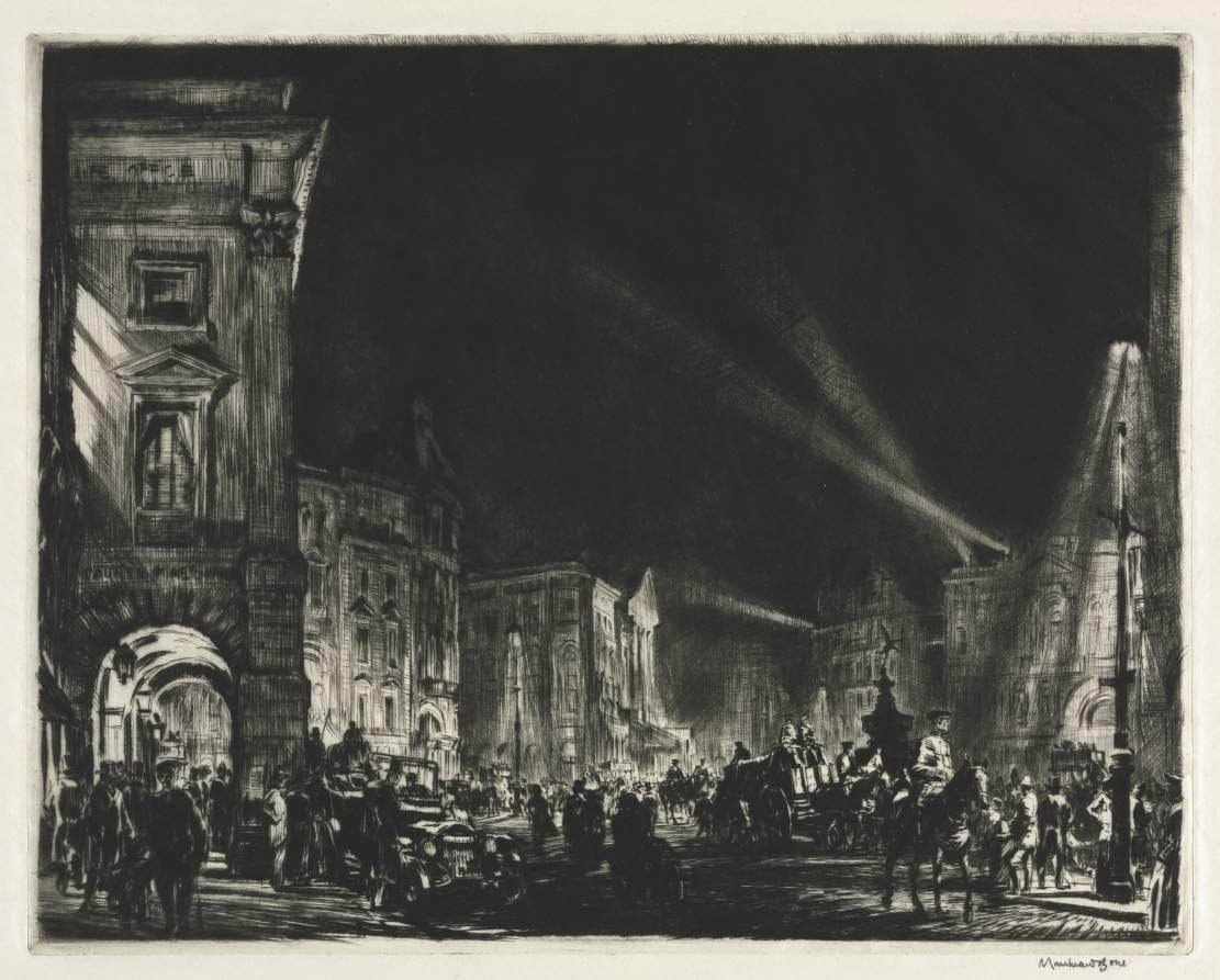 Picadilly Circus — Muirhead Bone