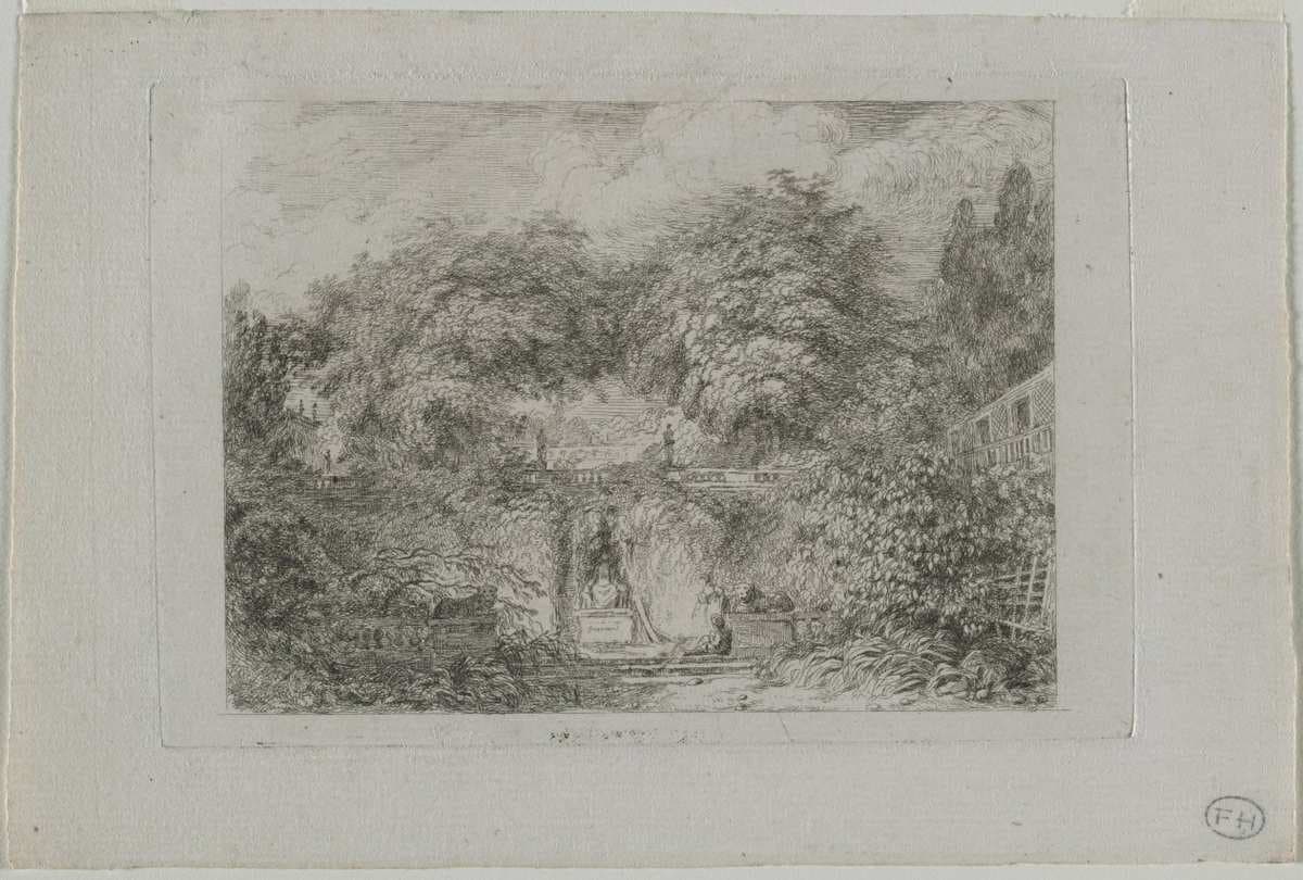 The Little Park — Jean-Honoré Fragonard