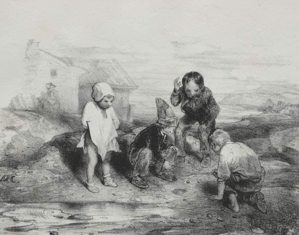 The Deciding Throw — Alexandre-Gabriel Decamps