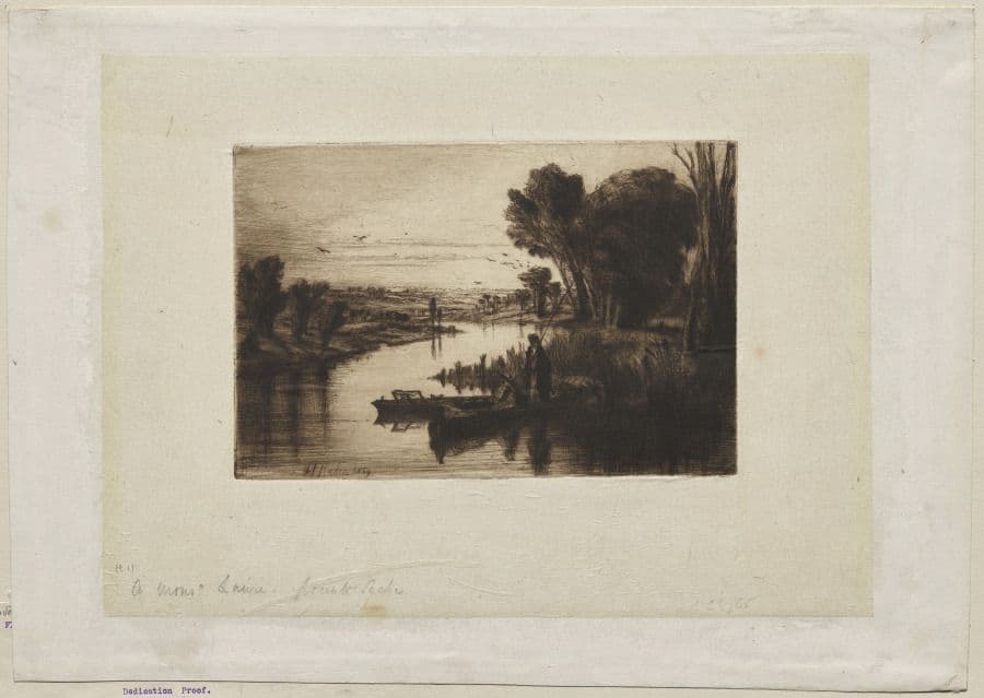Thames Fisherman — Francis Seymour Haden