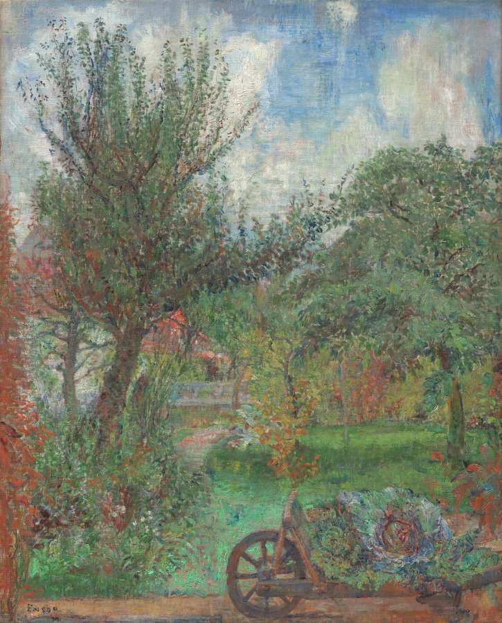 The Garden of the Rousseau Family — James Ensor