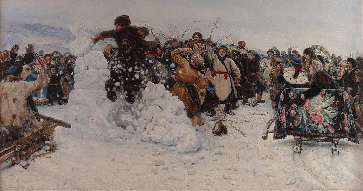 Взятие снежного городка — Vasily Surikov
